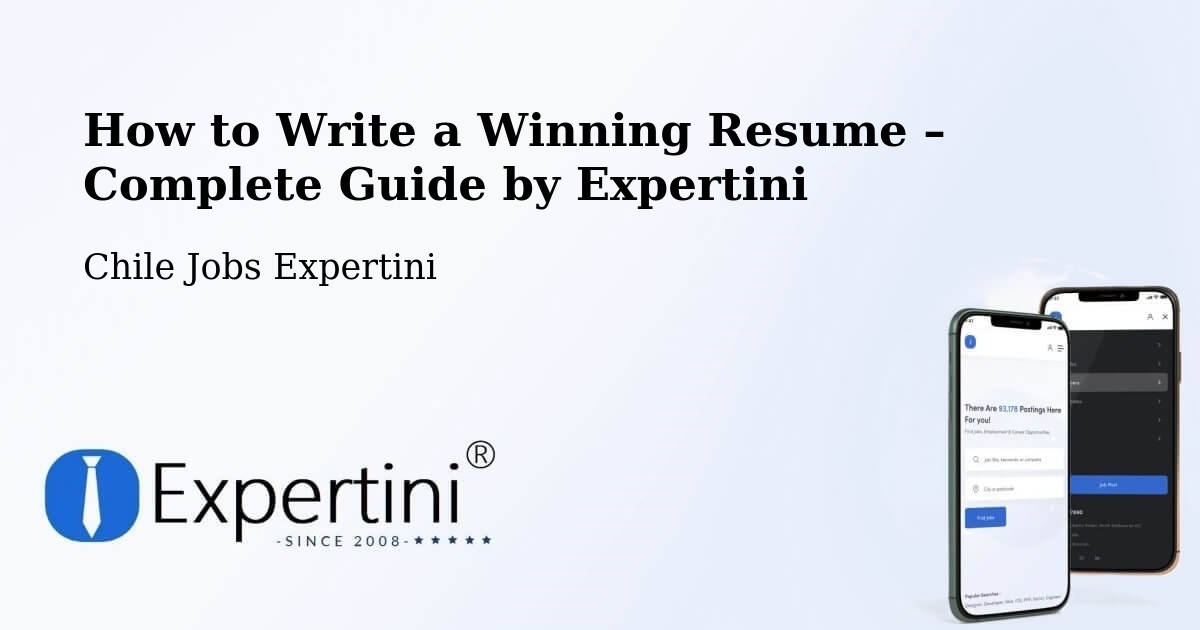 Resume Writing Guide for Job Seekers – Lago Verde - Lago Verde, Chile Jobs Expertini