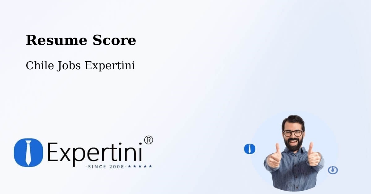 Resume Score & Job Description Match Tool – Lago Verde - Chile Jobs Expertini